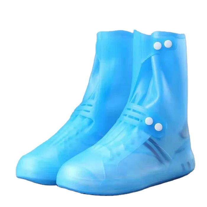 Waterproof Reusable Non-slip PVC Protective Boot Covers Rain Snow Overshoes Shoe Covers Case