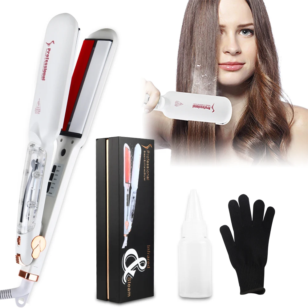 Wholesale Portable Professional Cordless Flat Iron Ceramic Coating Steam Hair Straightener Hair Steam Pod Hair Straightener