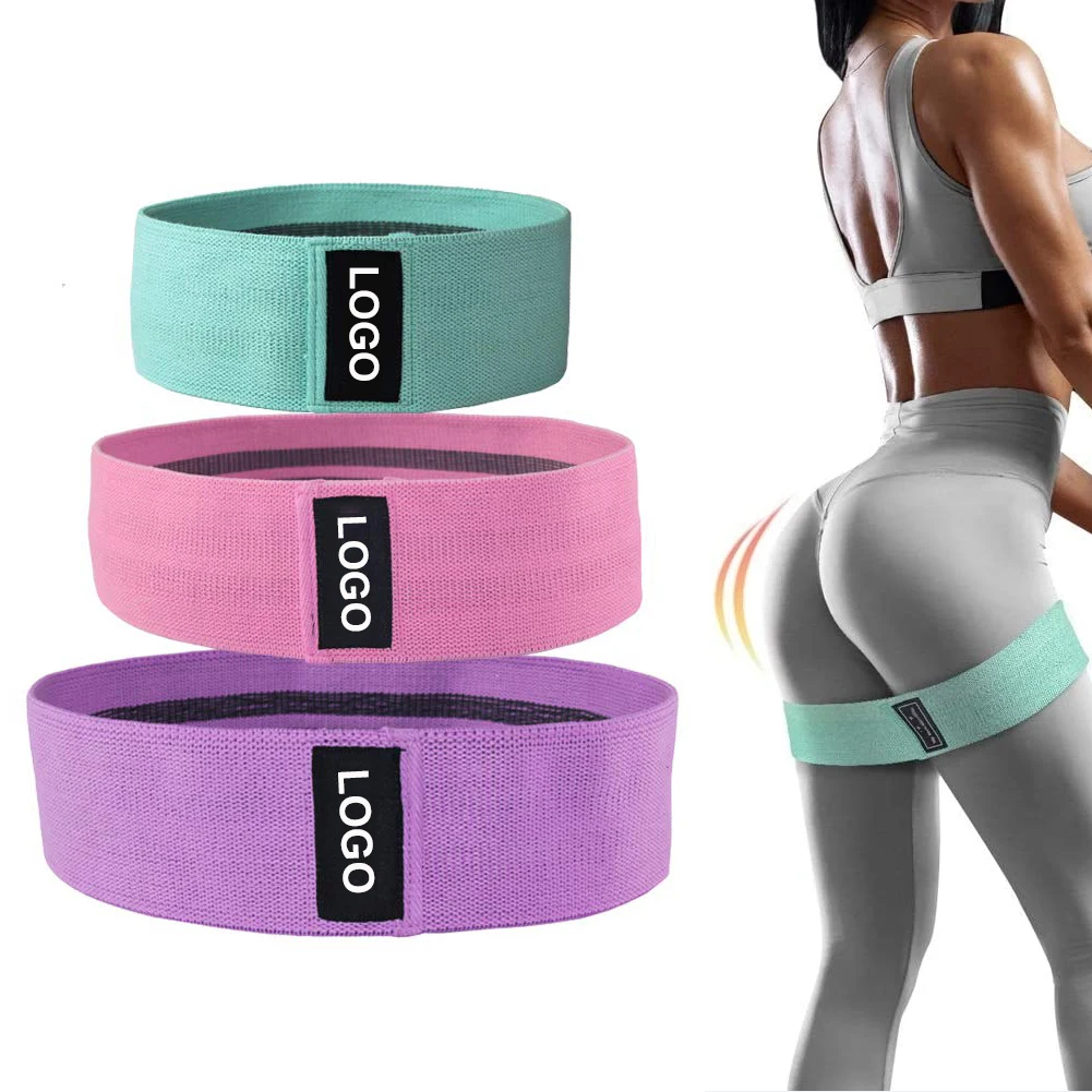 Free Sample Hot Sell Resistance Band With Non- Slip Rubber Straps