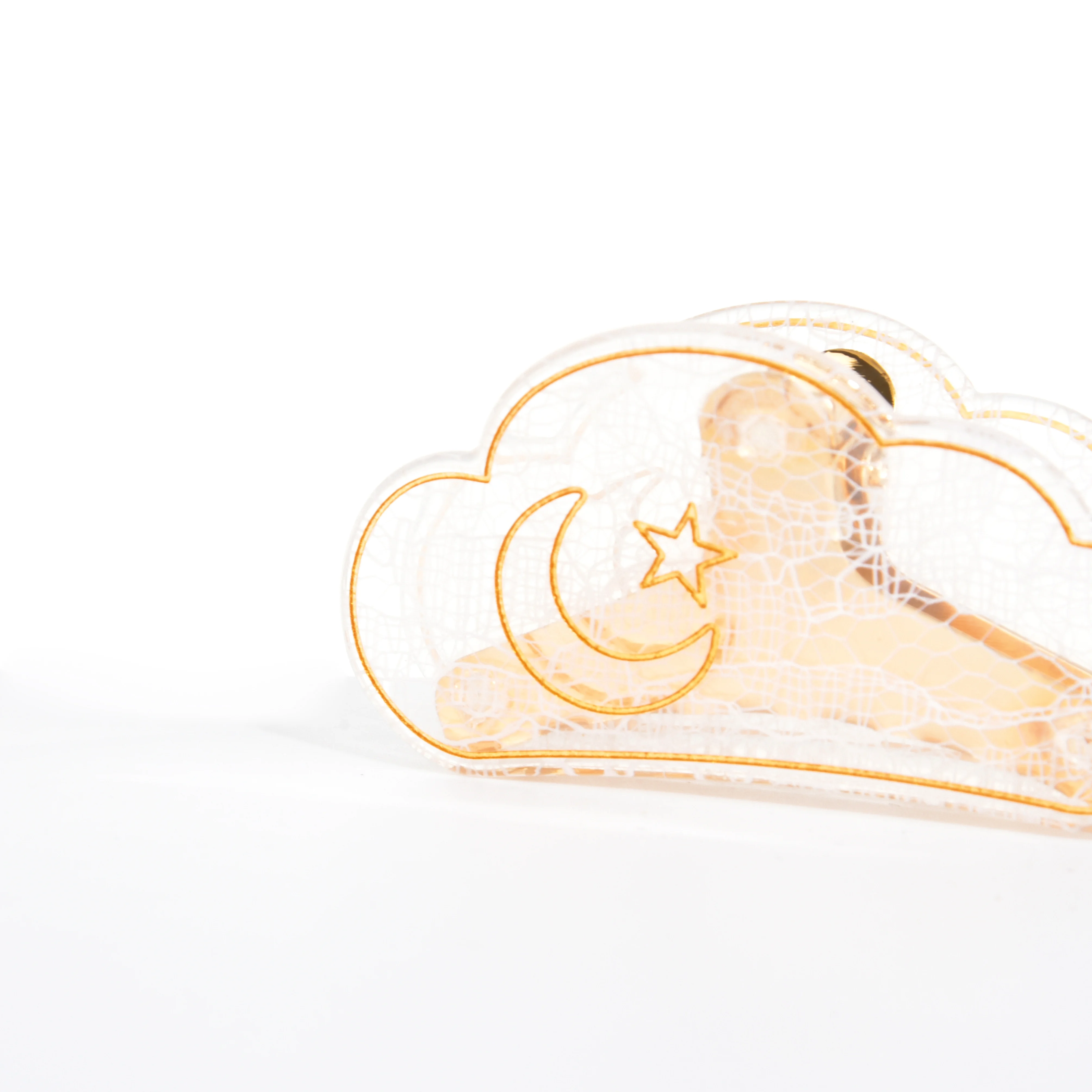 2023 new hot clouds simple French grasping clips acetic acid manufacturers direct wholesale grasping clips