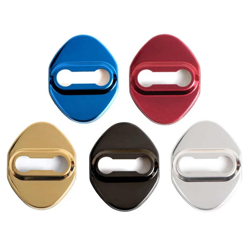 Decoration Accessories Interior Case Styling Protective Car Door Lock Cover Latch Stop Anti Rust Protect Buckle Cover