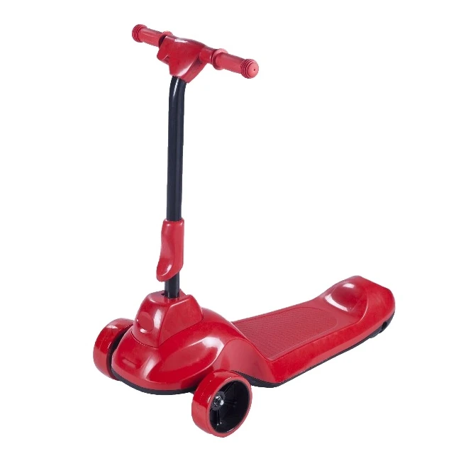 Ширококолесный электроскутер с кнопкой управления скоростью для детей в возрасте от 2 до 6 лет