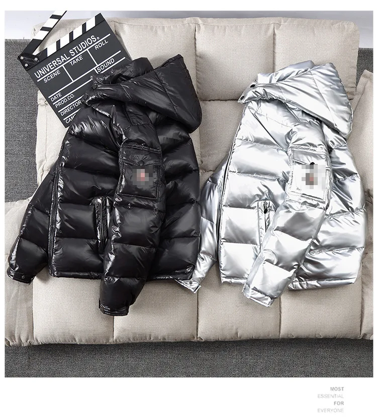 Custom Logo Soft Waterproof Winter Coats Bubble Down Puffer Jackets For Men