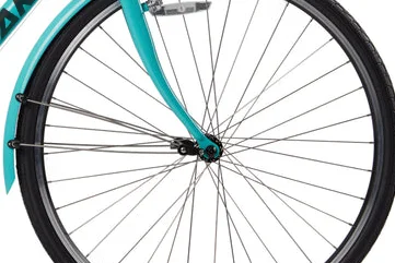 hot product women green color alloy v brake 700C alloy single rim city style bicycle