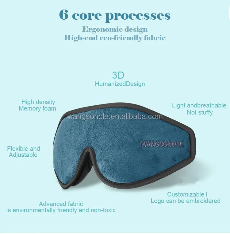 Super Soft And Comfortable Christmas 2024 Gifts 3D Contoured Sleep Mask
