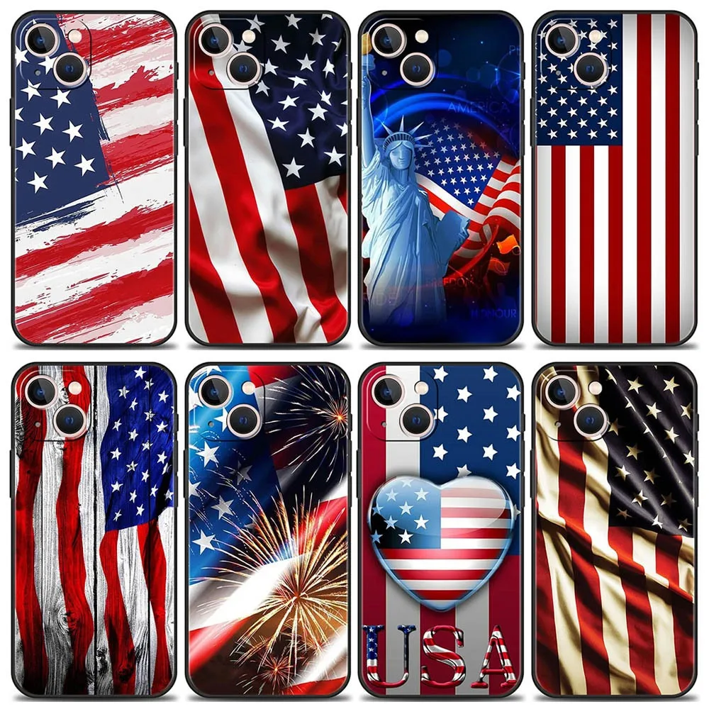 16promax 16plus 16pro 16 Чехол для мобильного телефона с флагом США Iphone 15 14 13 Promax Pro Max Plus
