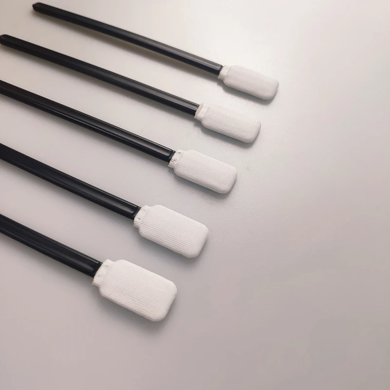 5 Inch Lint Free Rectangle Tip Polyester Swab Auto Electrics Job Using Cleanroom Swab