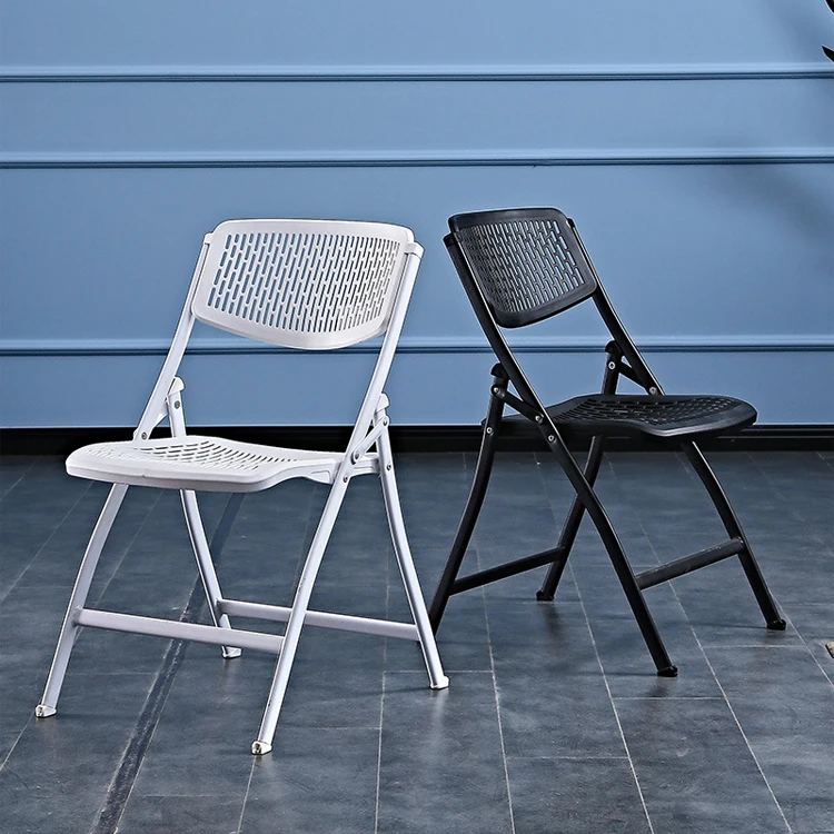 Outdoor Hotel Garden Party Banquet Events White Metal Plastic Stackable Folding Dinning Chairs