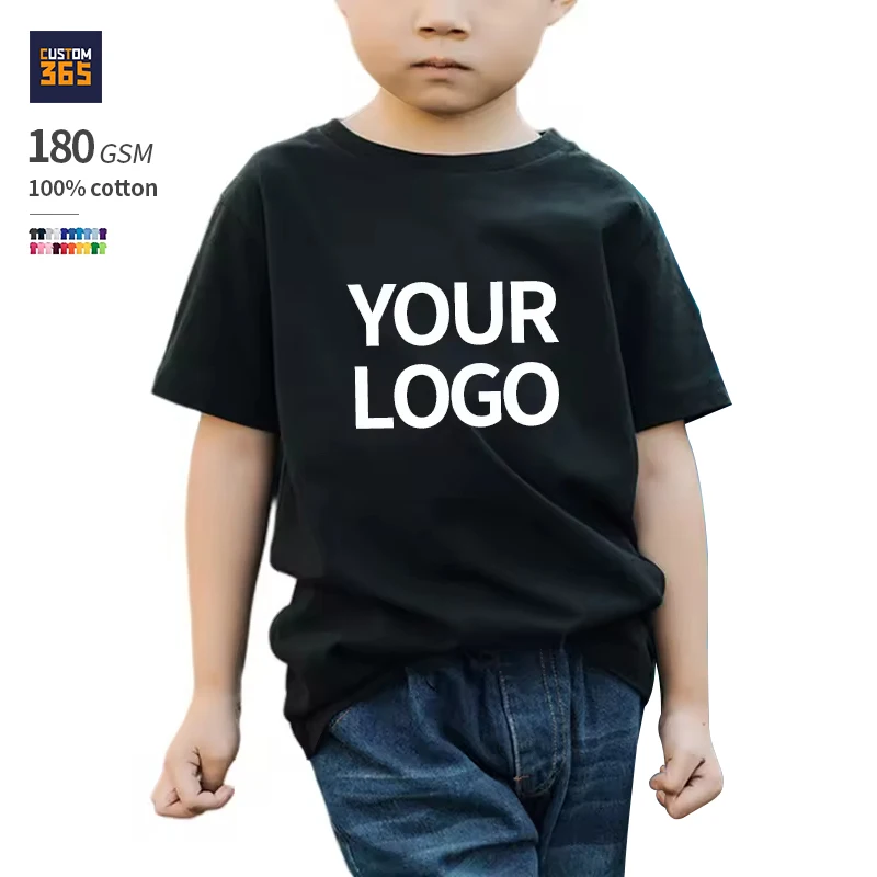 Summer 100% Cotton Children Clothes Kids Wear Wholesale Kids Tshirt Clothes Boy T-Shirt