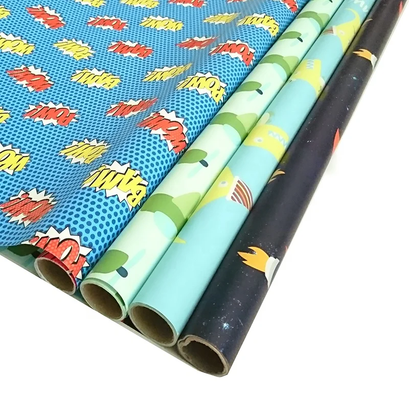 Wholesale Rolling Paper Custom Printed High Quality Gift Valentine Wrapping Paper