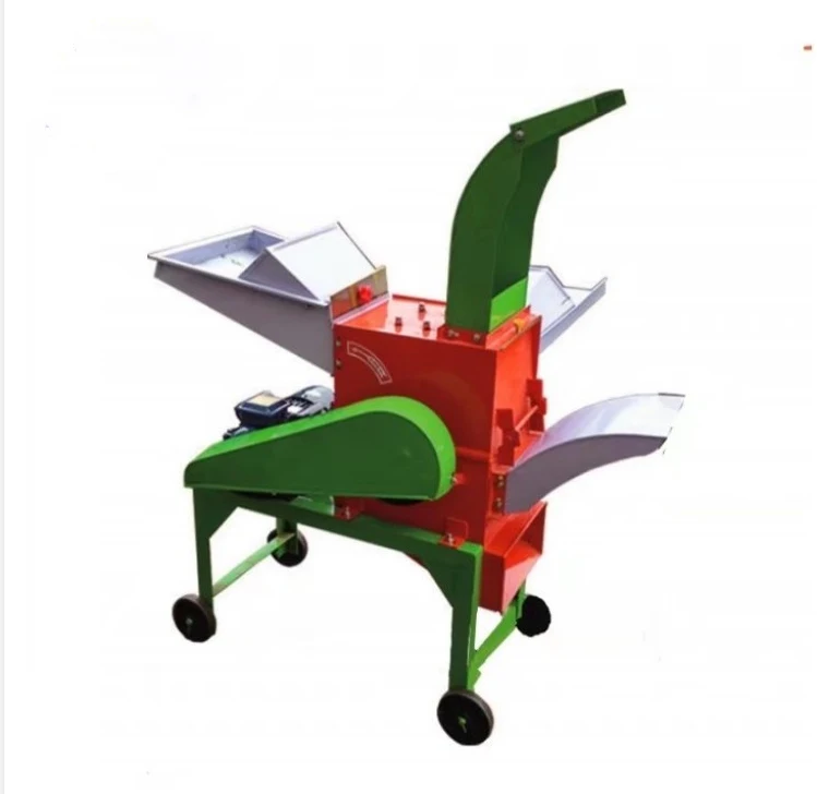 Small Mini Diesel Wheat Corn Rice Grass Stalk Forage Hay Ensilage Chaff Cutter Machine for Sale