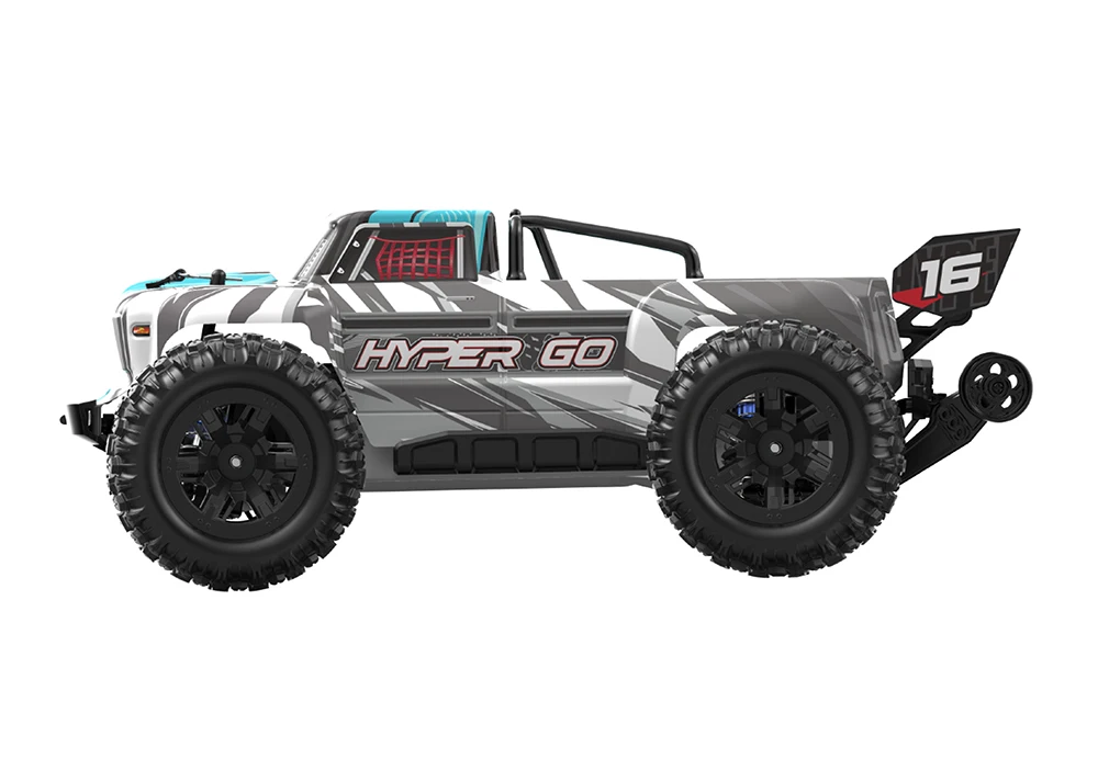 Amiqi MJX Hyper Go H16P 4WD Remote Control Car High Speed Truggy With GPS Monster RC Truck 4x4 RTR