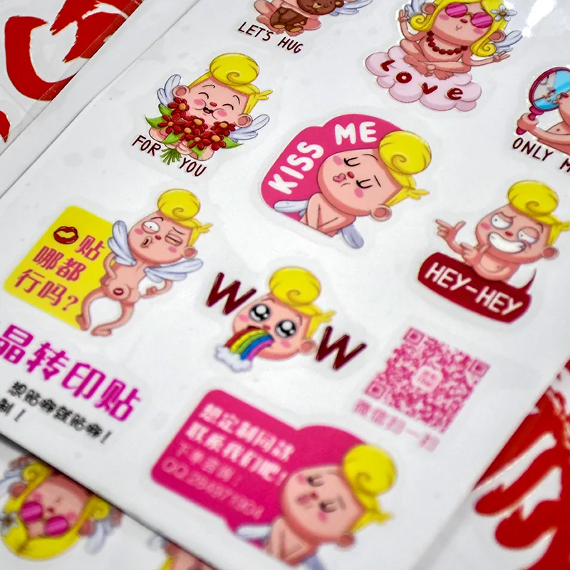 Custom  3D UV  Transfer Stickers for Metal Glass Car wood  waterproof Packaging Labels for Multi Use  Logo sticker printing