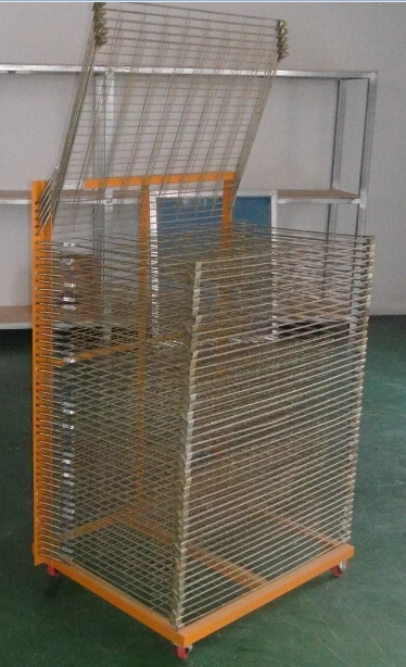 Factory directly supply screen printing drying rack foldable racks for garment t shirts drying