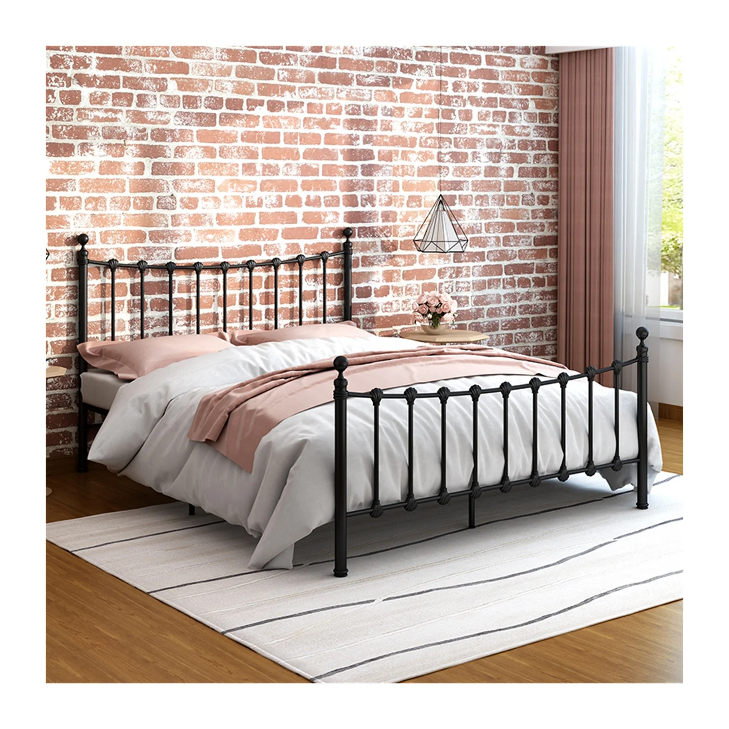 Со-дружественный материал RTS Shell-element мебель для спальни металлическая рама для кровати для дома, гостиницы, квартиры