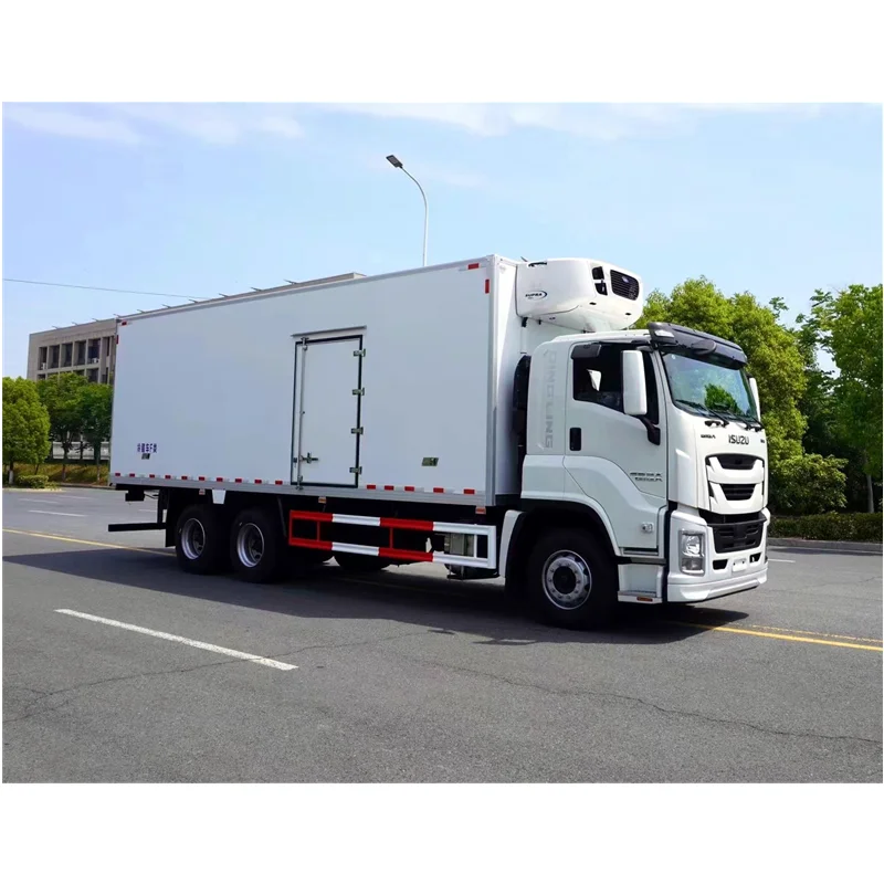 Лидер продаж термостатический грузовик ISUZU GIGA 6x4 для транспортировки утенков и цыплят Интеллектуальный день доставка птицы