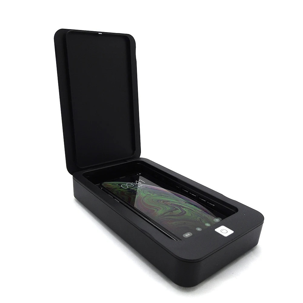 
High Quality Portable Mobile Phone Cleaner UV Light Cell Phone Cleaner UV Light Sterilizer Box Sterilizing Phone Case 