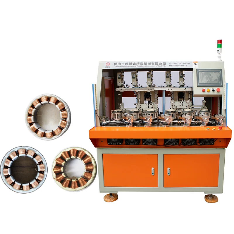 SMG Famous Brand PLC Full Automatic Bobbin Winding Machine Electric Motor Coil Winding Machine Ceiling Fan Coil Winding Machine