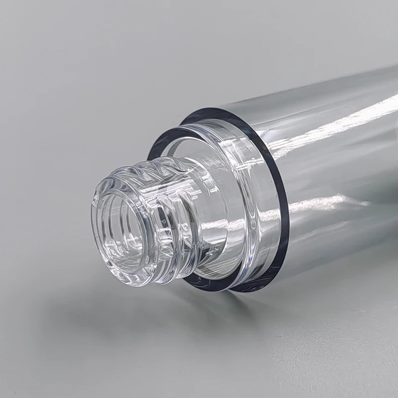 2024 silver  hot sale  5ml 10ml 15ml 20ml 30ml 50ml Luxury  travel Cosmetic Vacuum Eye Cream Airless Bottle
