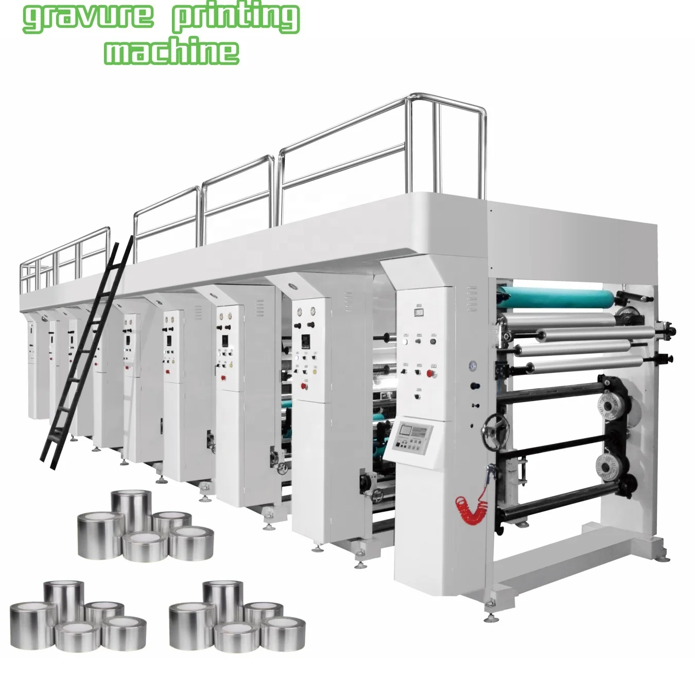 Рулонная пластиковая пленка нормального типа Нетканая тонкая со скоростью 100 м/мин Машина для глубокой печати