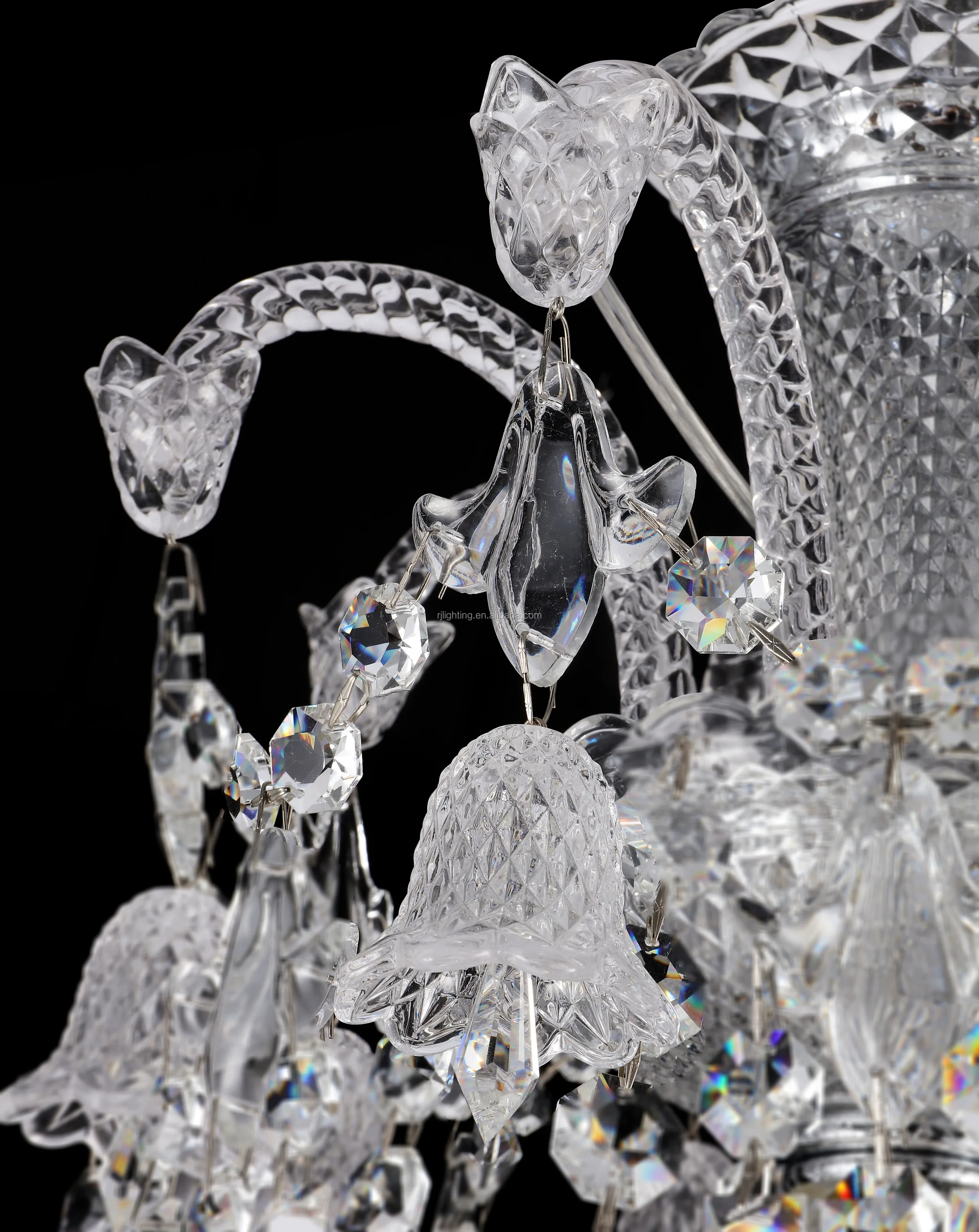 
zhongshan wholesale baccarat pendant light vintage chandelier events wedding crystal decoration lights 