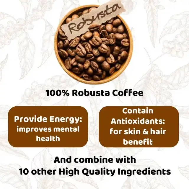 Wholesale Private Label Pure Organic Bloom Slimming Instant Coffeecoffee Powder With Collagen