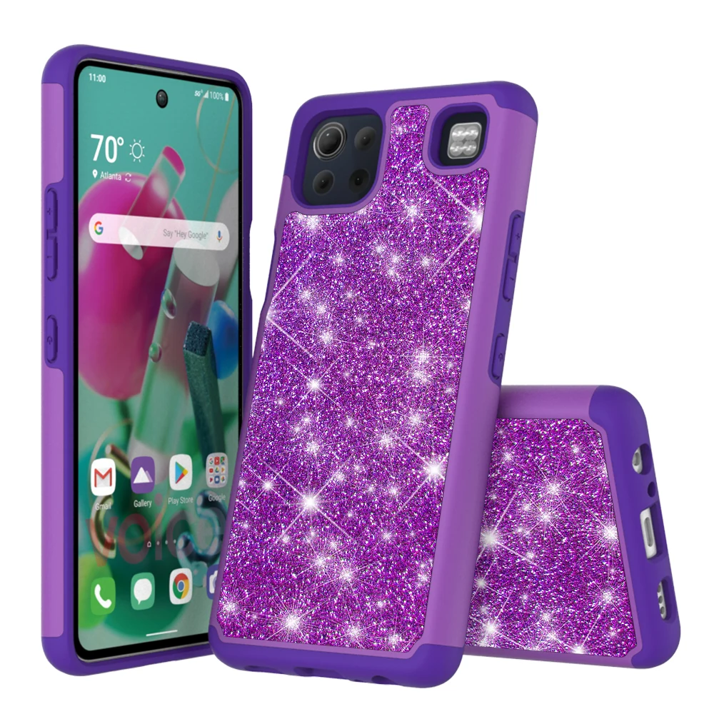 New Fashion shockproof Shining Flash Glitter Phone Case For iPhone for samsung for LG for moto for huawei for Nokia