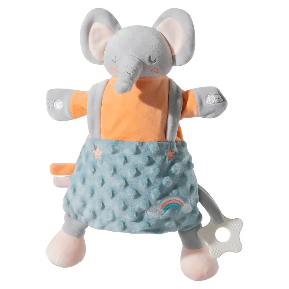 Popular soothing doll sleeping device baby  cute animal  soothing towel sleep toy can be nibbled at the entrance