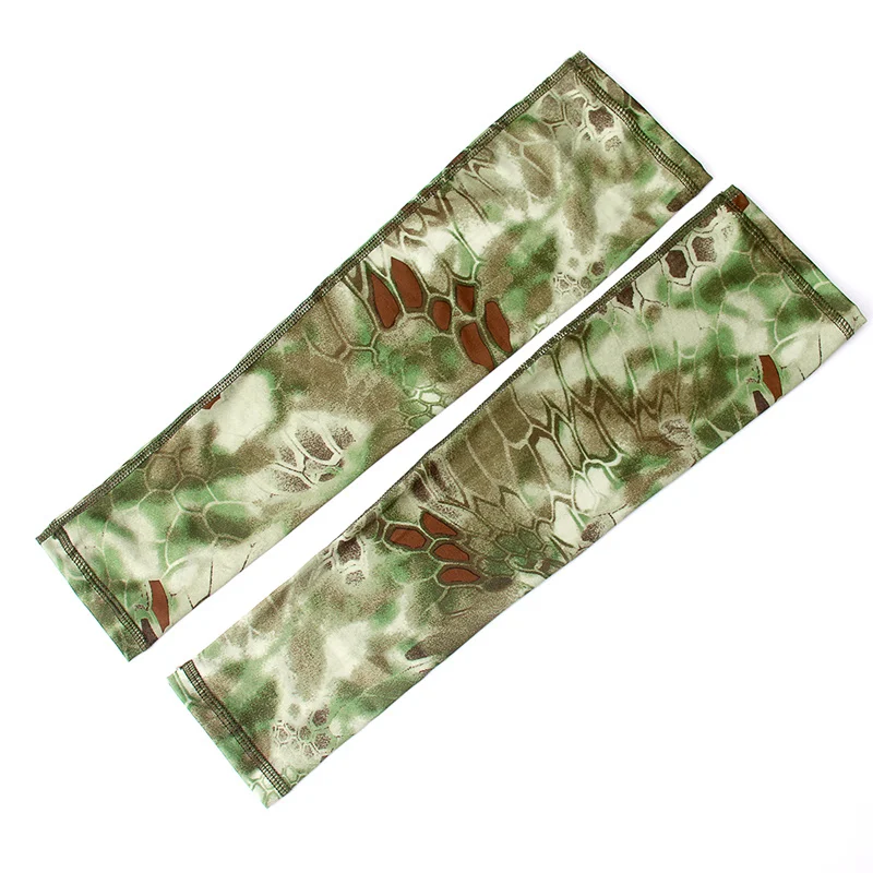Green python Outdoor Tactical Sleevelet Camo Sunscreen Sport Arm Sleeve