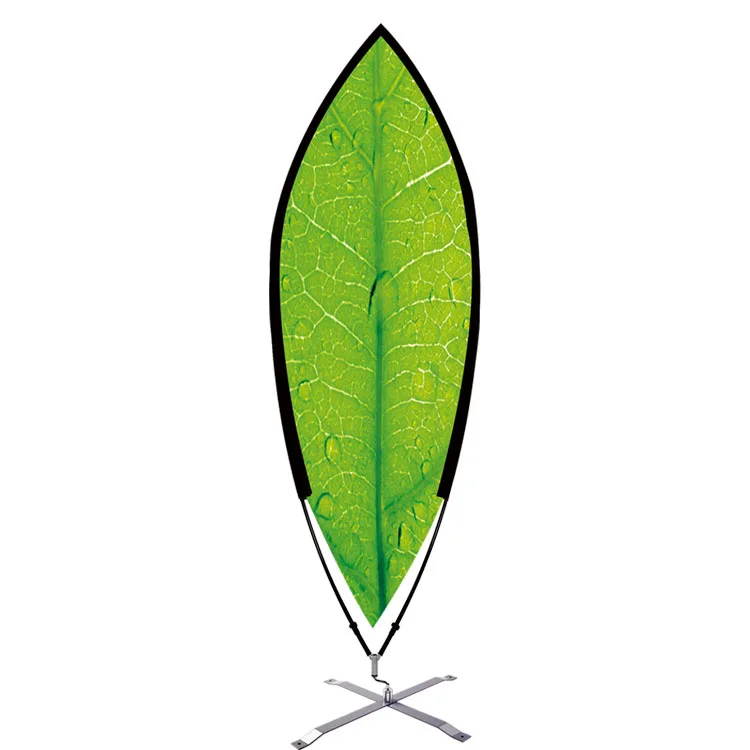 Weihai WZRODS Hanging Customized Banner Frame Strong Carbon Material Flag Signs Leaf Pole For Business
