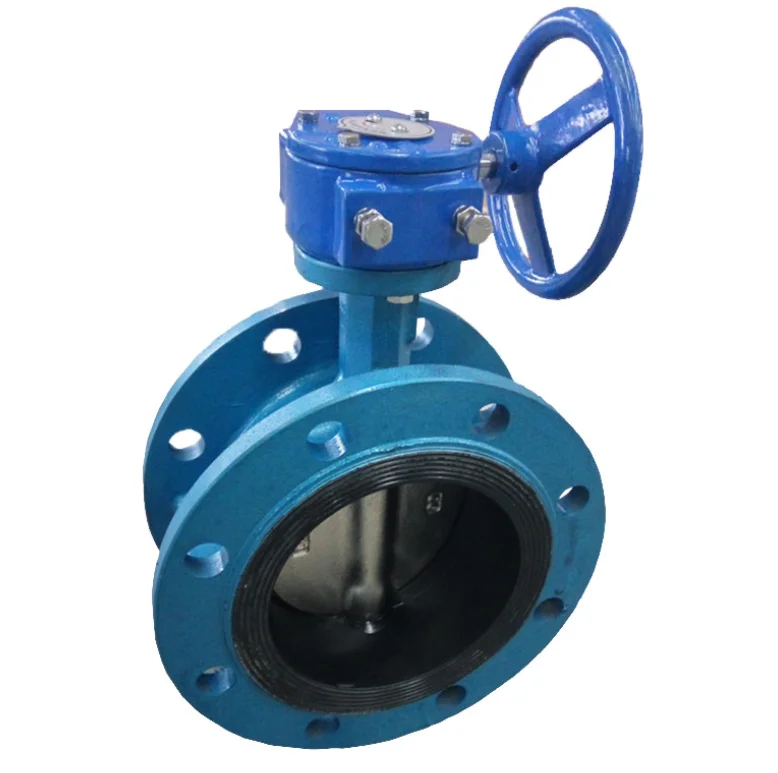 
Best selling nodular cast iron Manual butterfly valve 