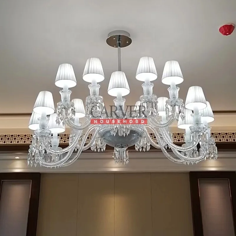 Hotel decorative chandelier K9 crystal chandelier