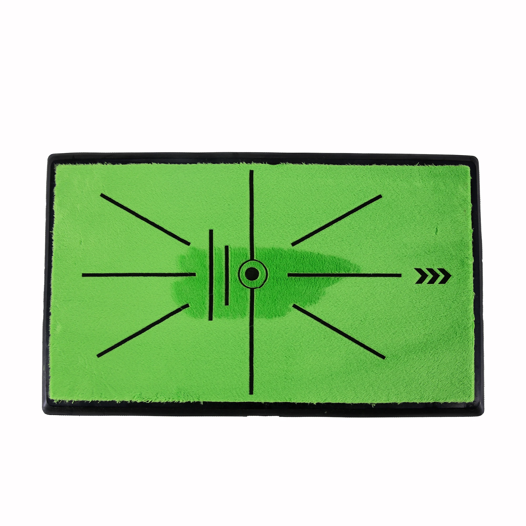High Quality Velvet Durable High elasticity Rubber bottom Practice Golf Hitting Swing Mat Trainer Mini Training Aid