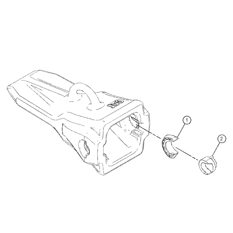 CAT390 Excavator Bucket Tiger Teeth 381-4095 Forged Tooth Point Sharp Rock Teeth Pin Tip Price Excavator Rock Bucket Teeth