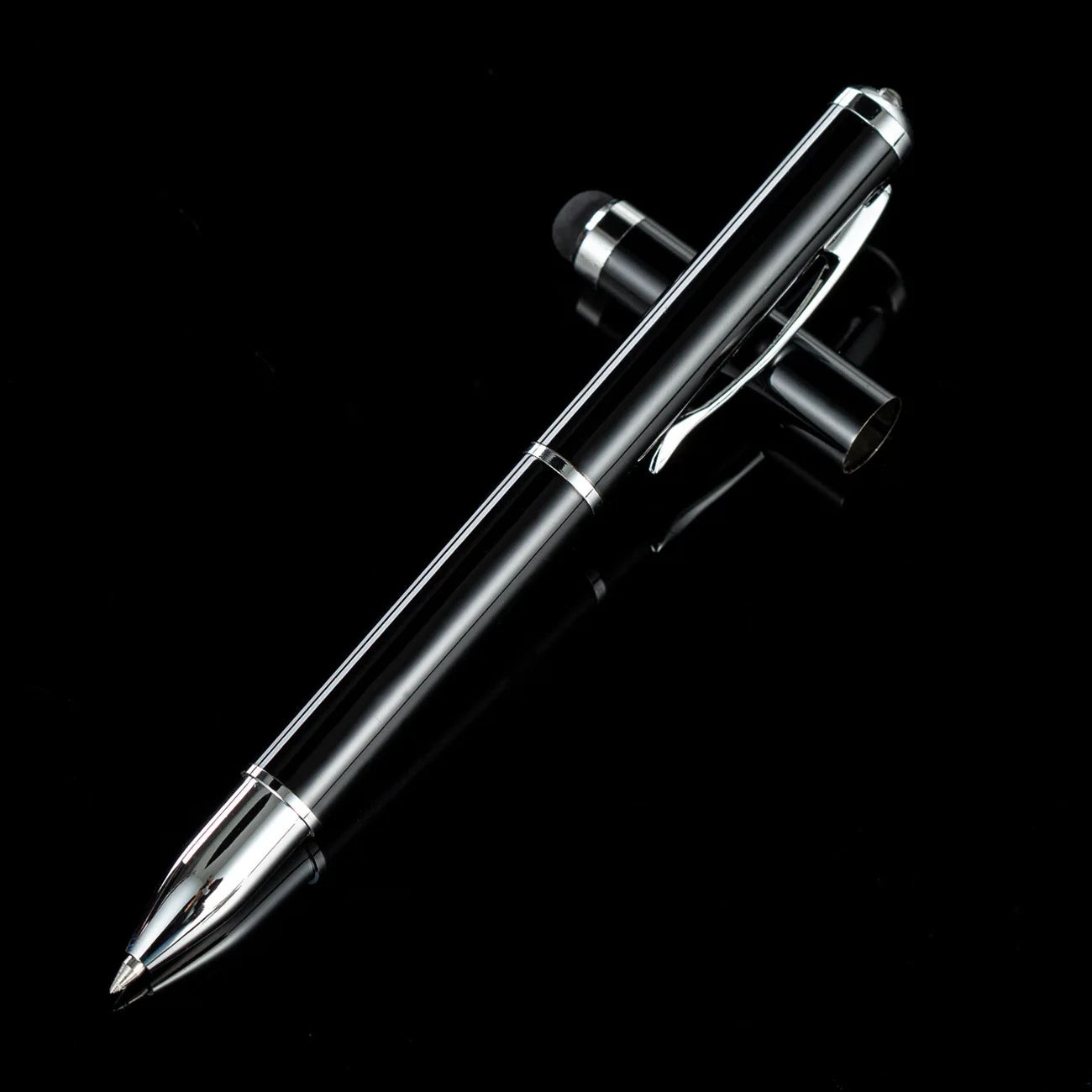 Multifunctional LED Touch Laser Pen with Writing Function Ball Pen and LED Light Stylus Ballpoint Screen Pen For Phone
