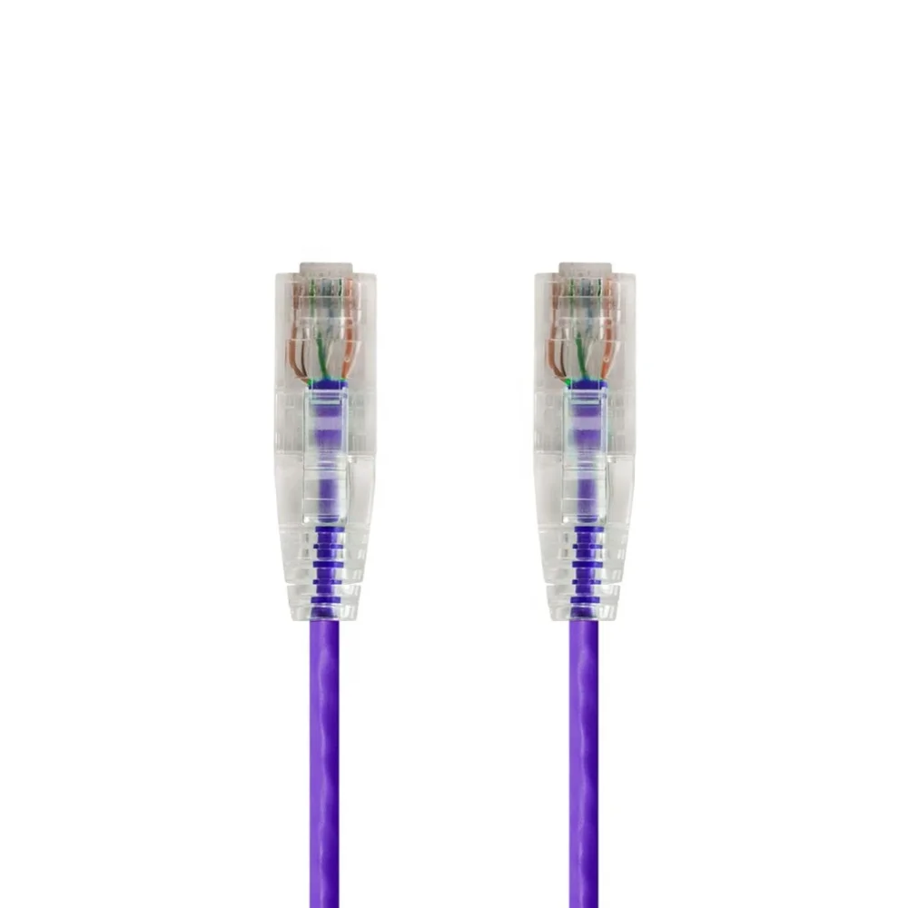 purple slim cat 6 utp patch cord