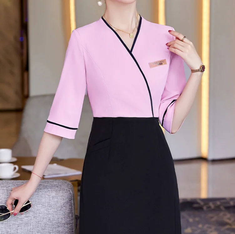 clothes women summer business suits simple generous loose and breathable for Work attire