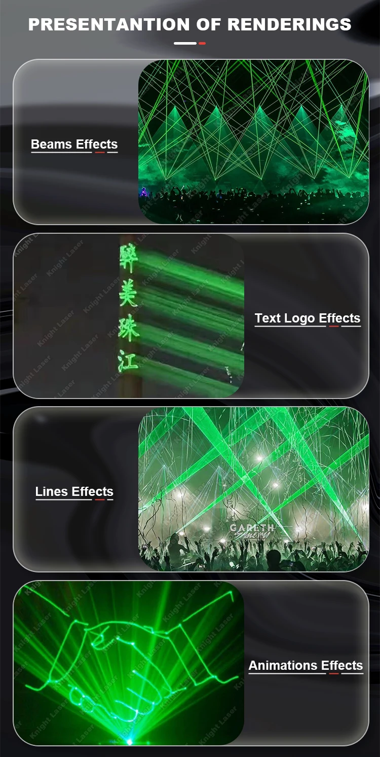 Wholesale Ip65 Full Color Stage Edm Rgb Animation Price Sky 30W 30 Watt Firework Outdoor Landmark Laser Light Projector