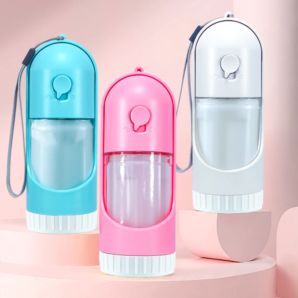 Самый популярный пользовательский переработанный удобный Телескопический оптом питьевой открытый маленький портативный дорожный top pet dog бутылка для воды