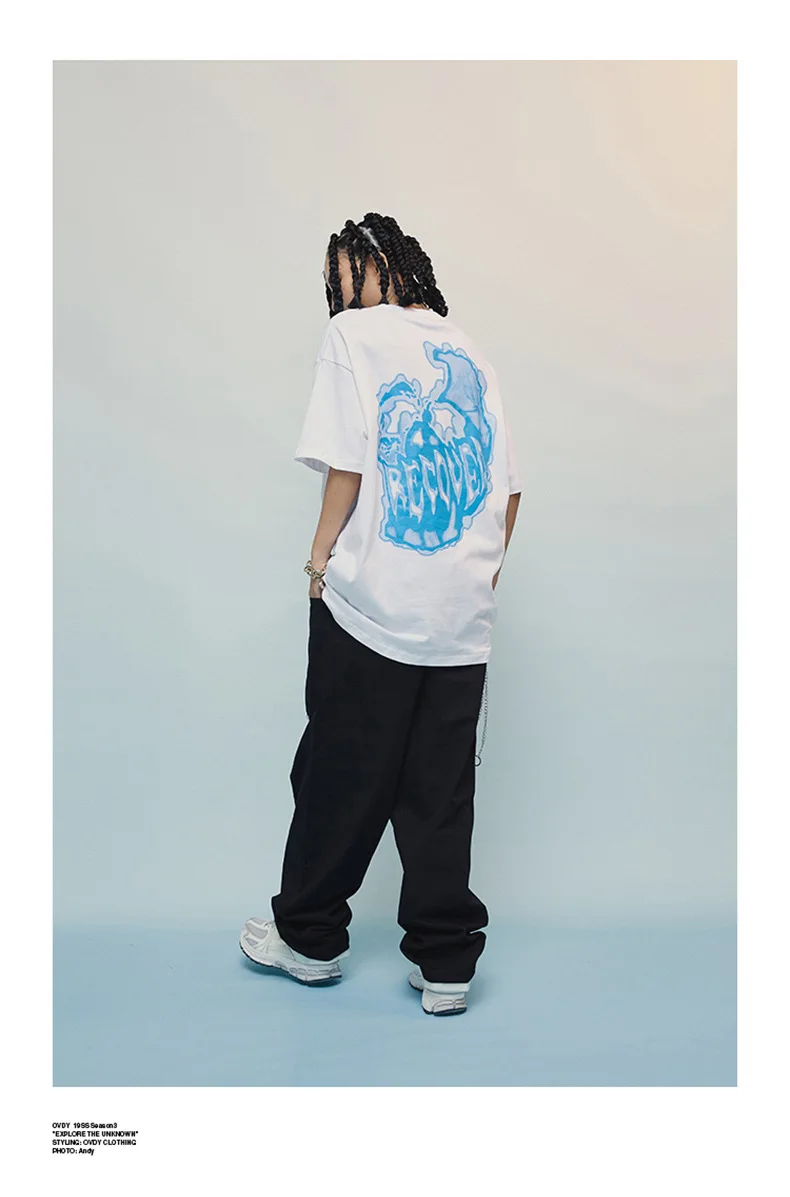 
Hot New Products Originality Streetwear Hip-Hop Clothing Plain Black Men S T Shirts 