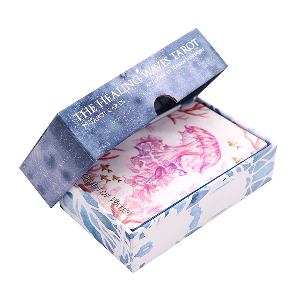 Custom Printing Affirmation Deck Astrology Tarot Card Holographic Past Life Oracle Cards