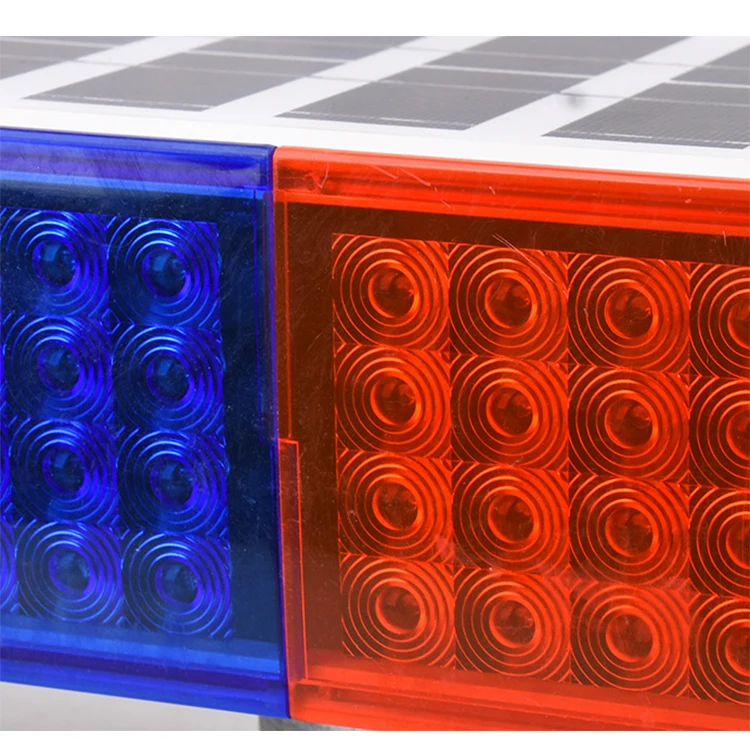 Warn Strobe Light Road Solar Barrier Led Emergency Warning Traffic Lights