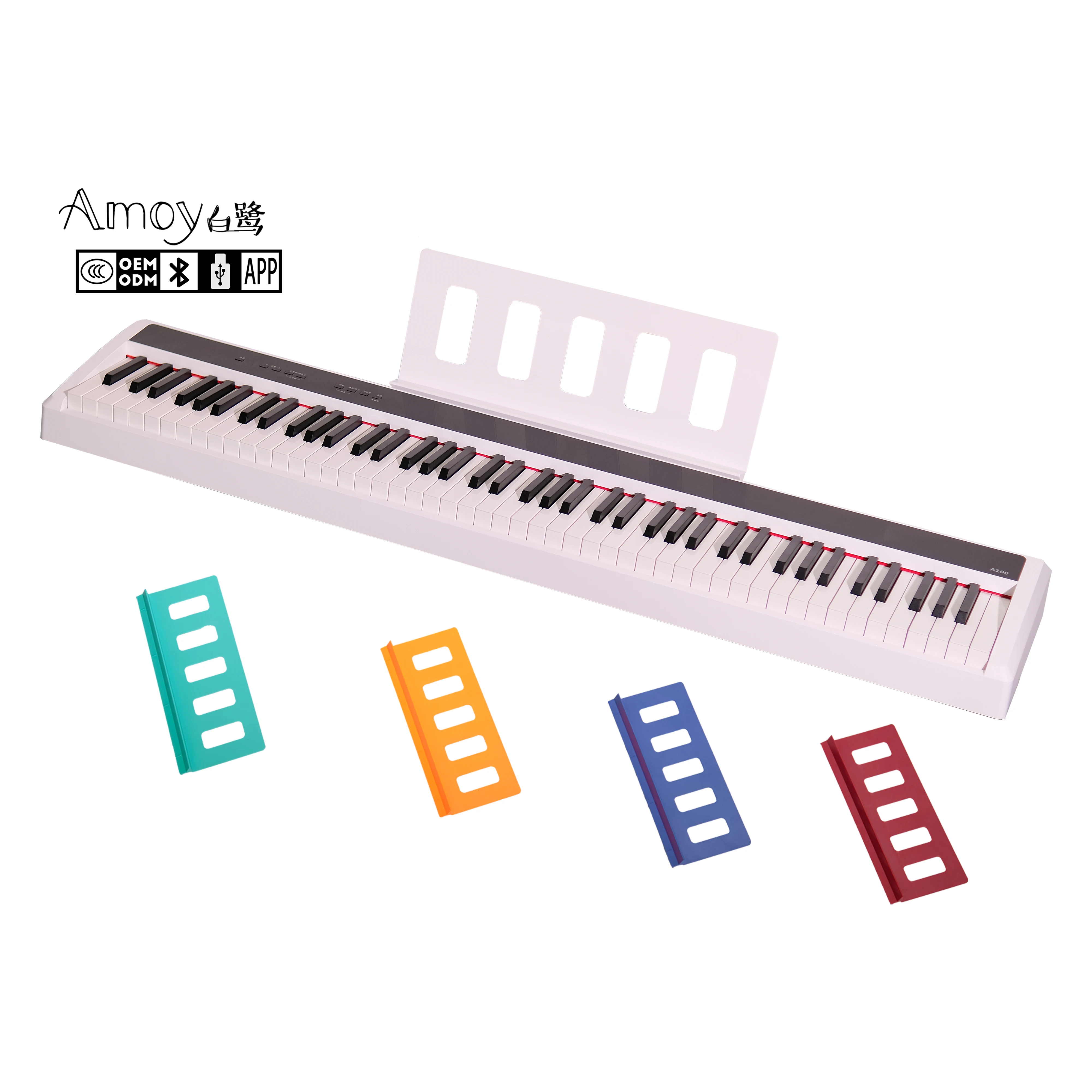 Price Mini Upright Electric Klavier White Electronic Keyboard Pianofort Portalbe 88 Keys Digital Piano For Sale