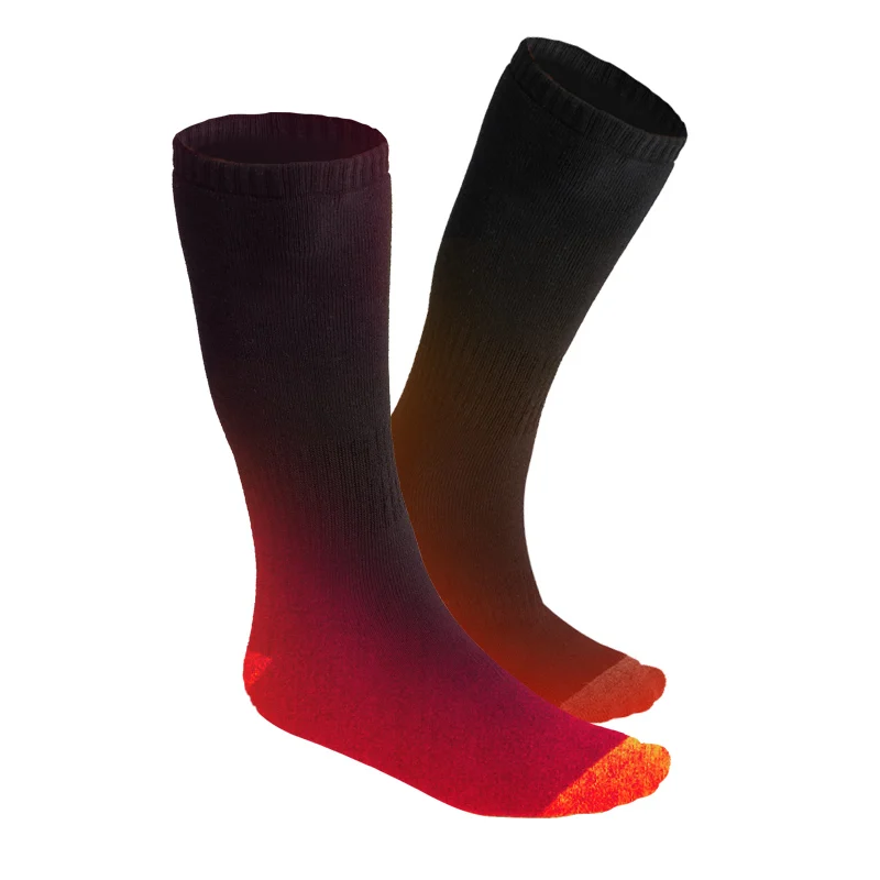 Soft Breathable Insulated Material 100% Modal Rechargeable Battery Mens Womens Operated Electric Heated Warm Fuzyy Socks