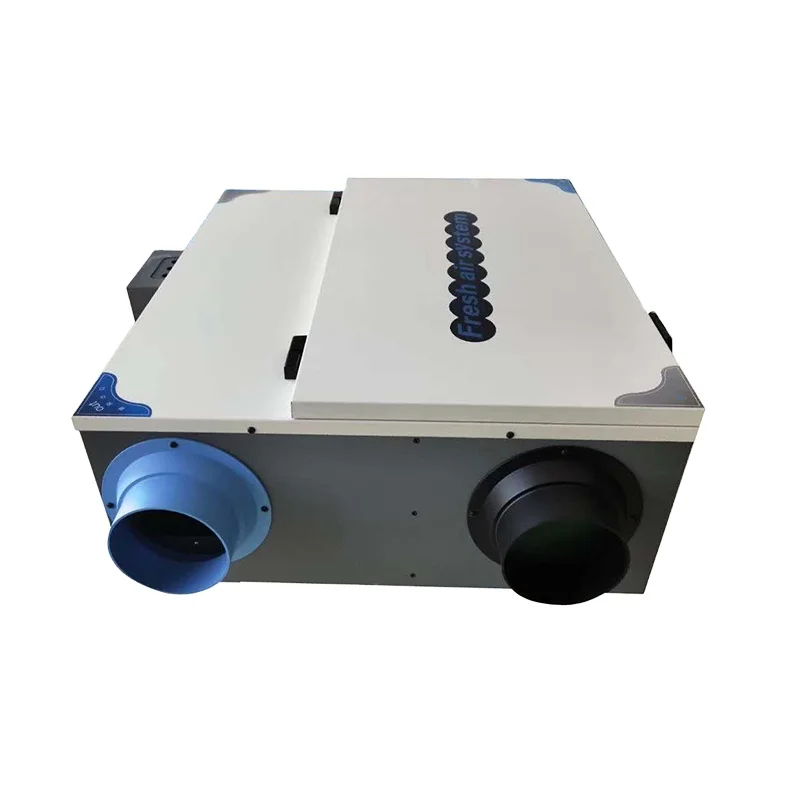 wall mountig  air purification recuperator heat exchanger recovery small
