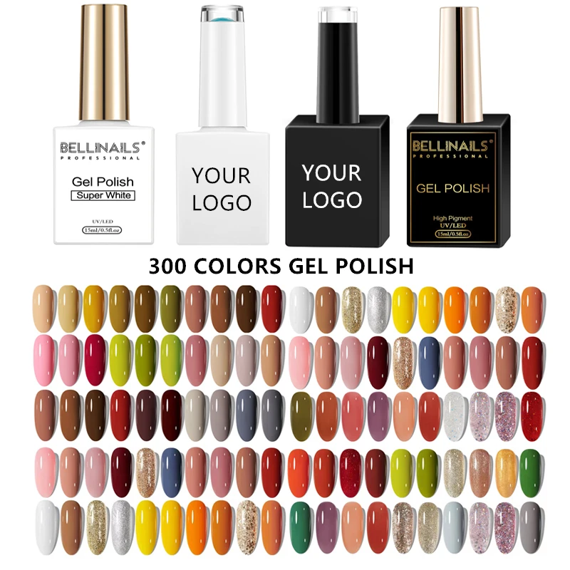 Оптовые поставки гель-лака Bellinails для УФ-лампы ногтей 300 цветов в комплекте цветной светодиодный