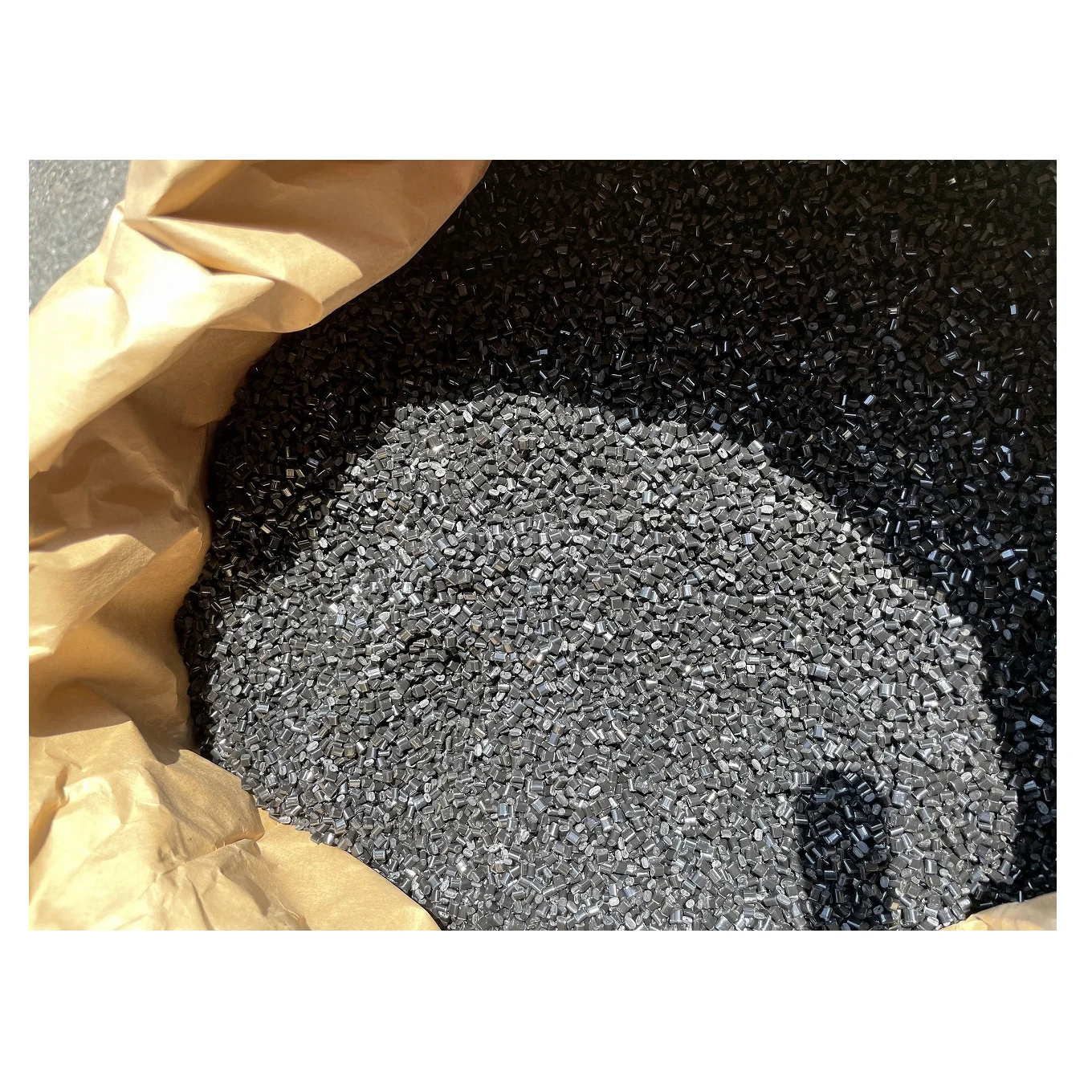 Wholesale black color plastic price recycled granules abs for sale