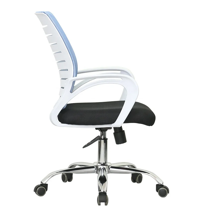 Factory produced attractive mid back mesh office chair modern task chair affordable waiting room arm chair bifma quality