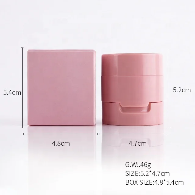 Private label heart shaped stamp cushion blusher 7colors cruelty free air cushion seal blush