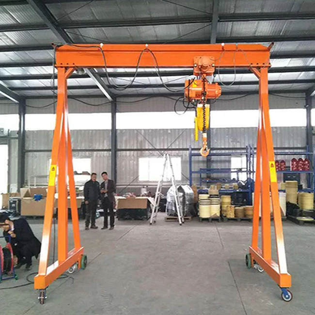 Customizable material handling equipment 500kg 1 2 3 5 ton electric mini mobile gantry crane
